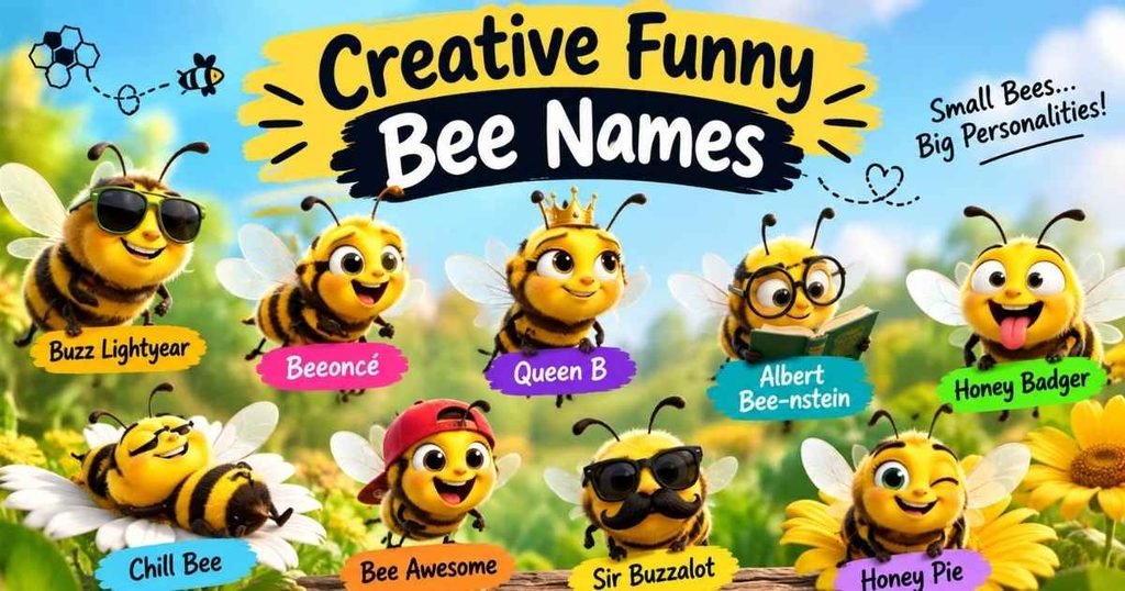 Creative Funny Bee Names