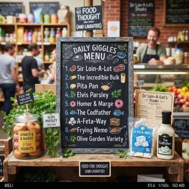 Food Inspired Funny Names