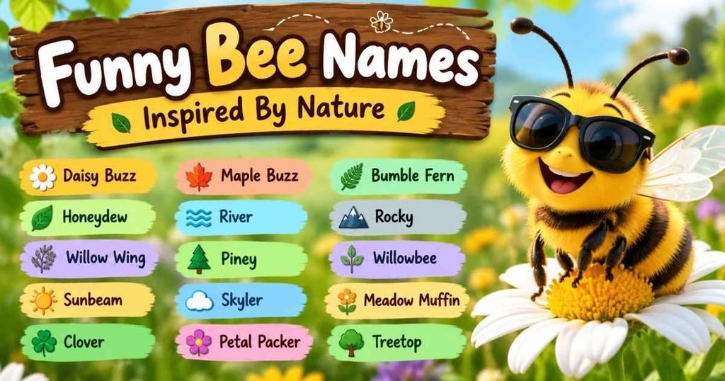 Funny Bee Names Inspired By Nature