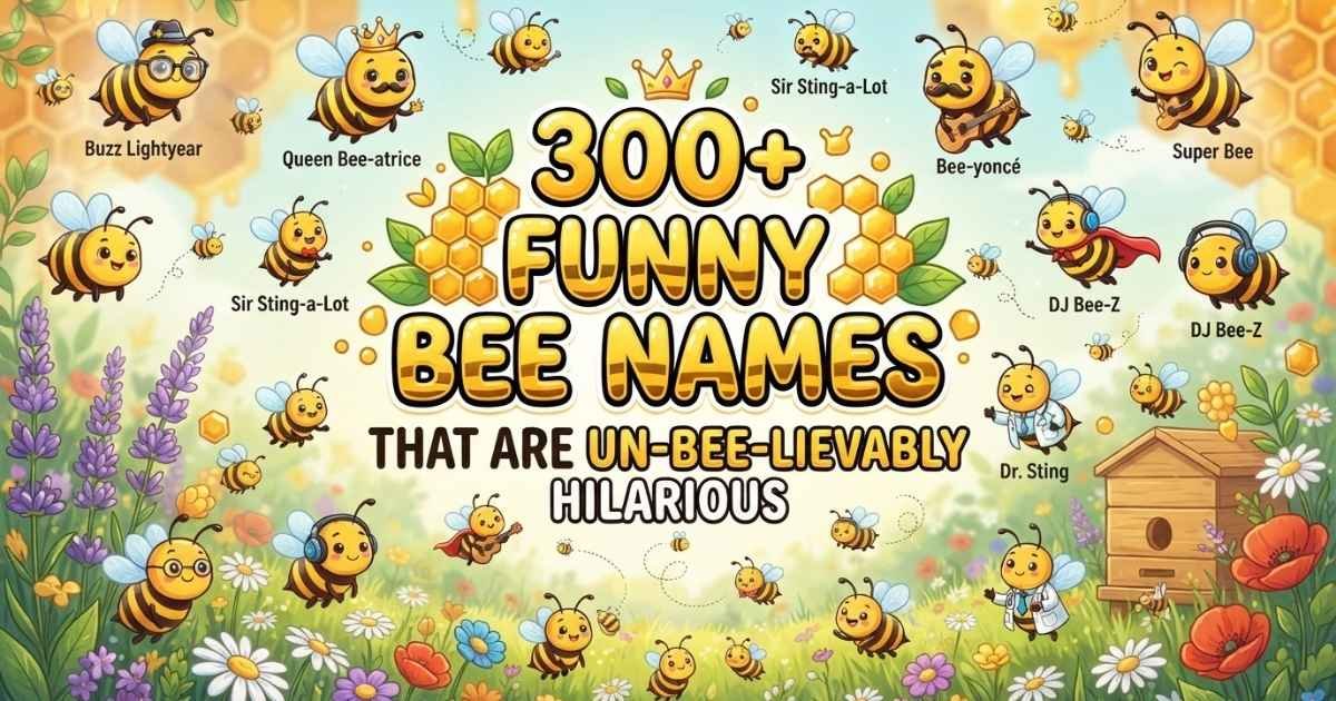 Funny Bee Names