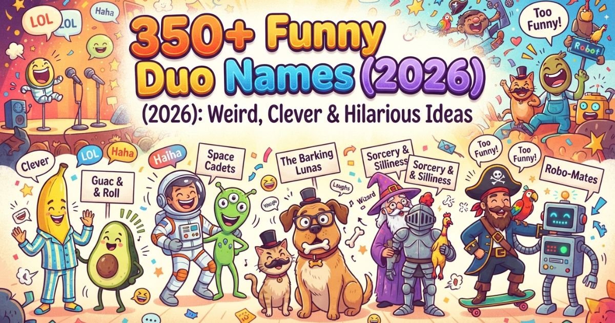 Funny Duo Names