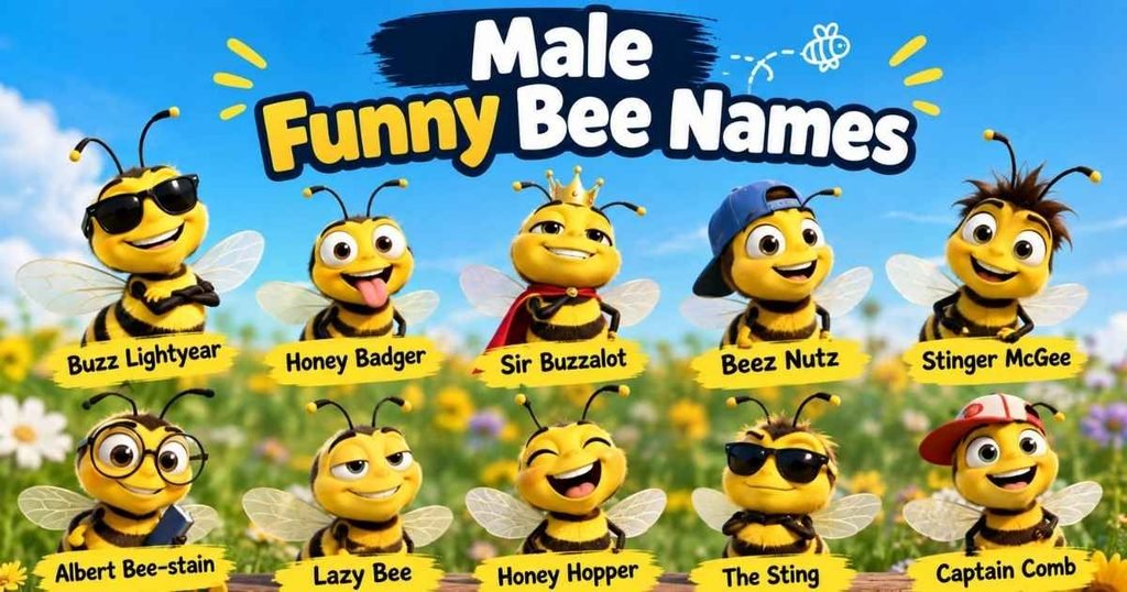 Male Funny Bee Names