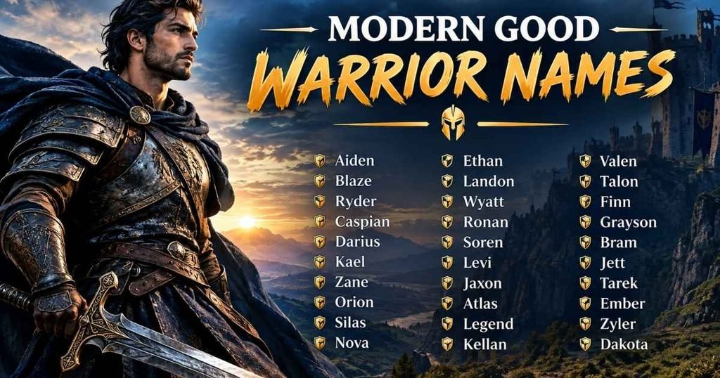 Modern Good Warrior Names