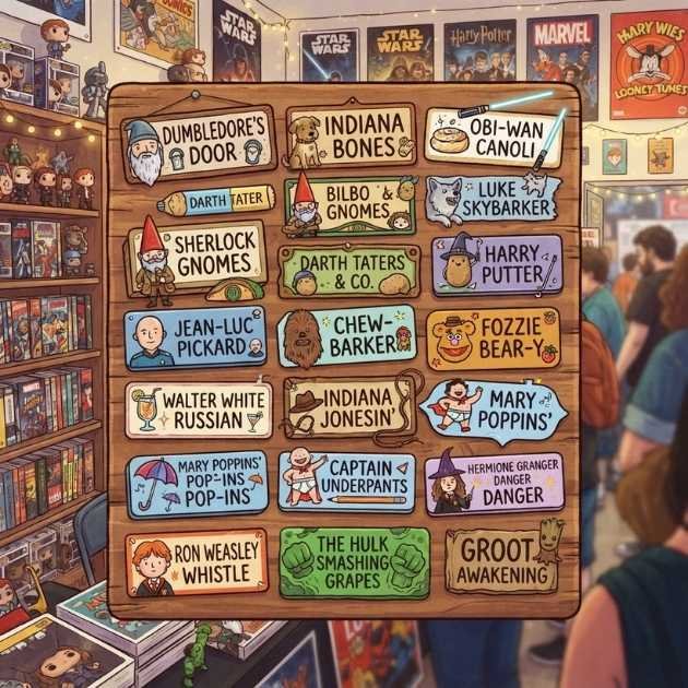 Movie & Pop Culture Inspired Funny Names