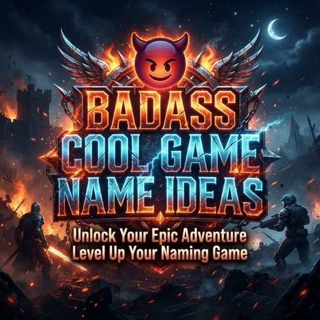 😈 Badass Cool Game Name Ideas