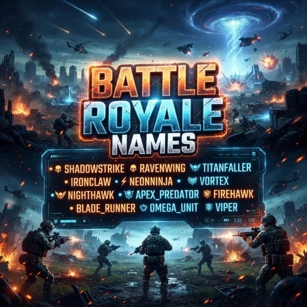 Battle Royale Names