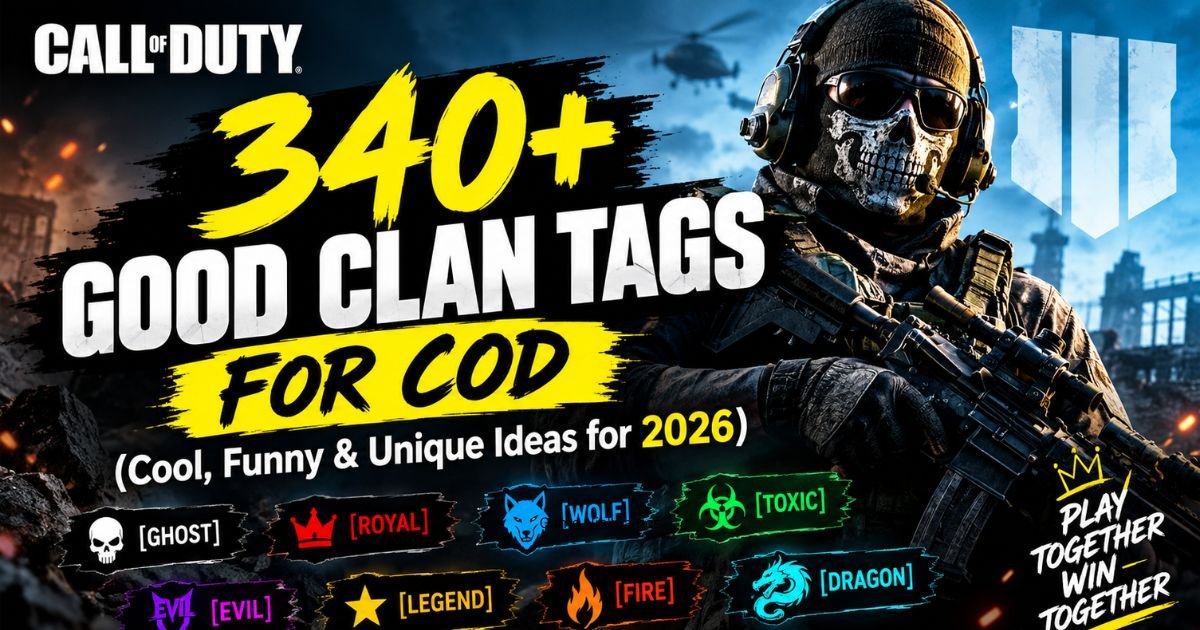 Clan Tags for COD