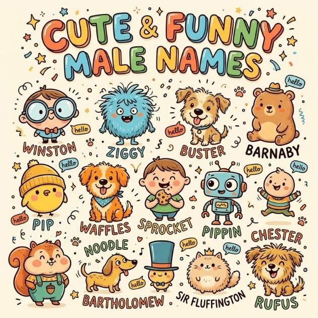 Cute Funny Male Names