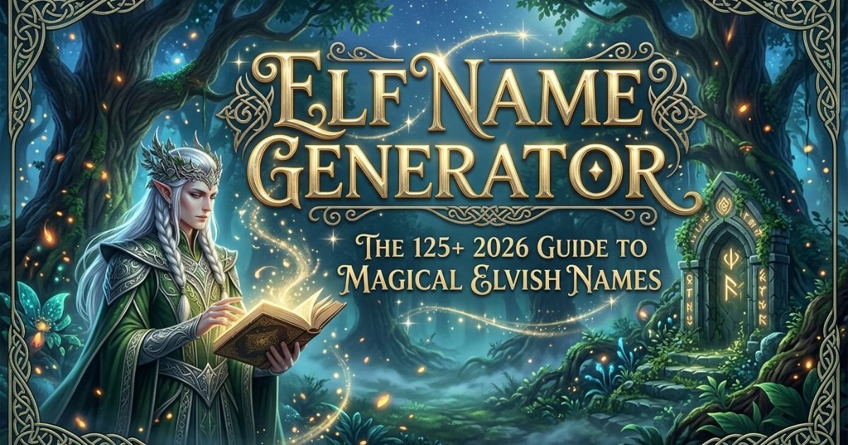 Elf Name Generator