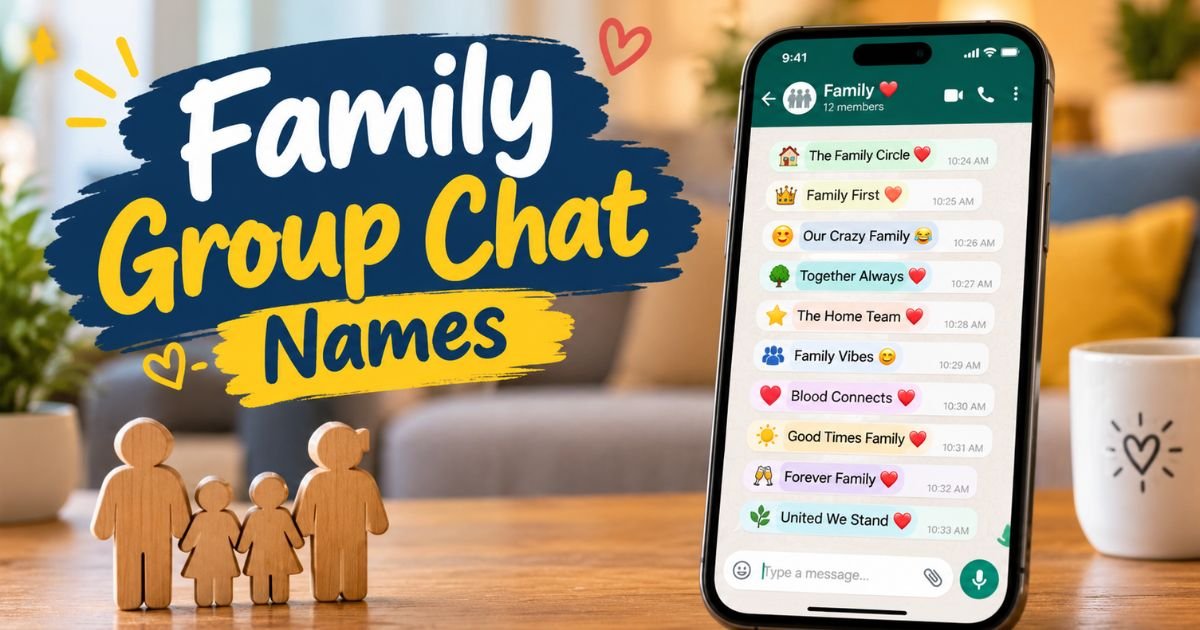 Family Group Chat Names