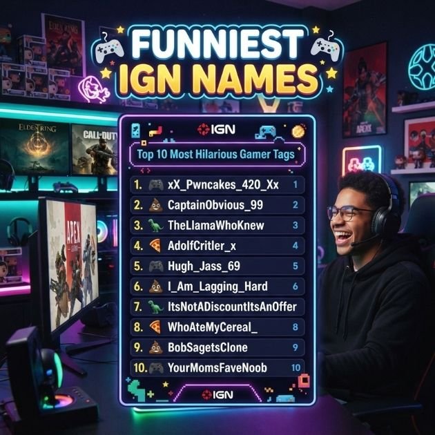 Funniest IGN Names