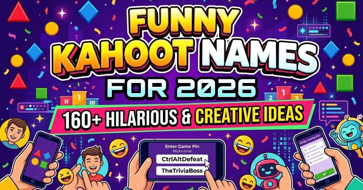 Funny Kahoot Names