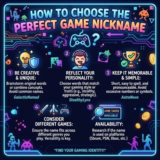 How to Choose the Perfect Game Nickname