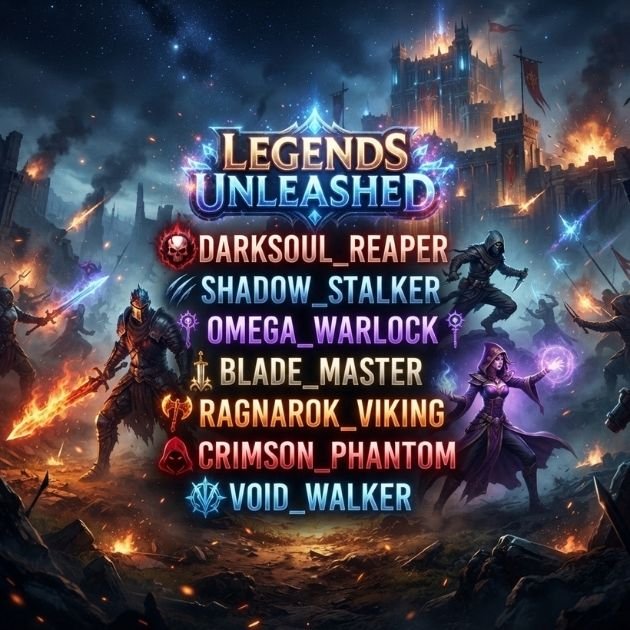 Powerful Game Nicknames