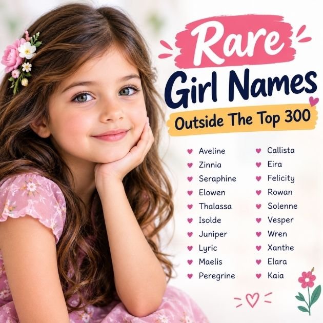 Rare Girl Names Outside The Top 300