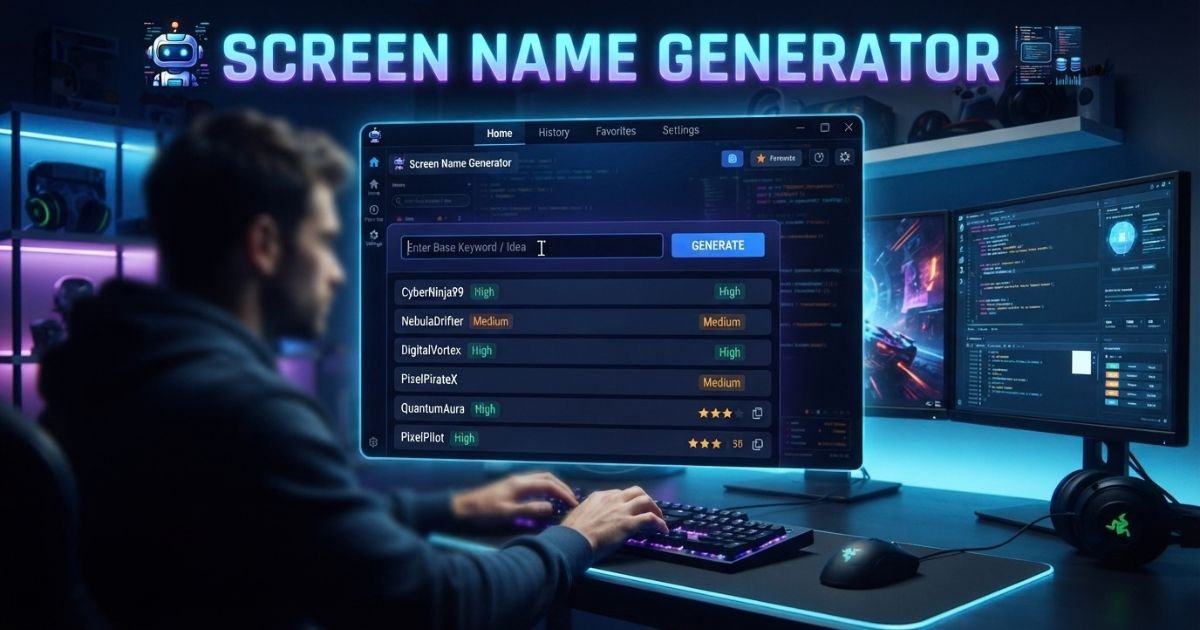 Screen Name Generator