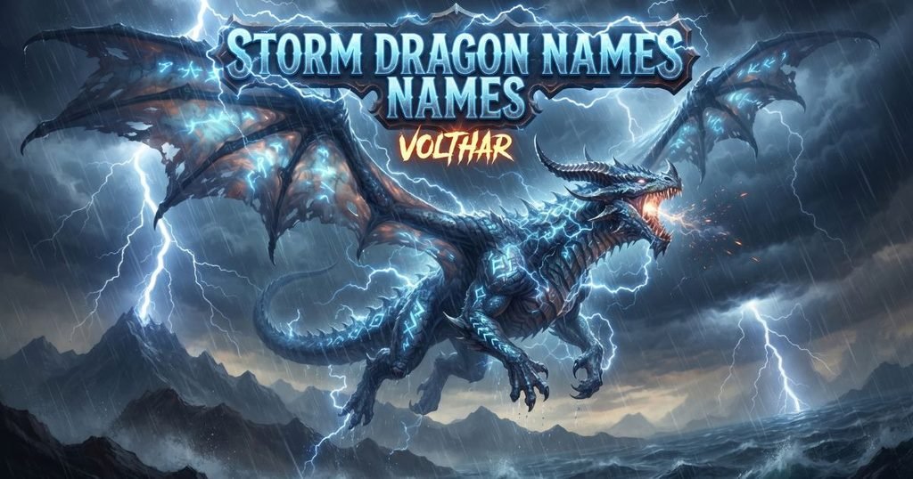 Storm Dragon Names