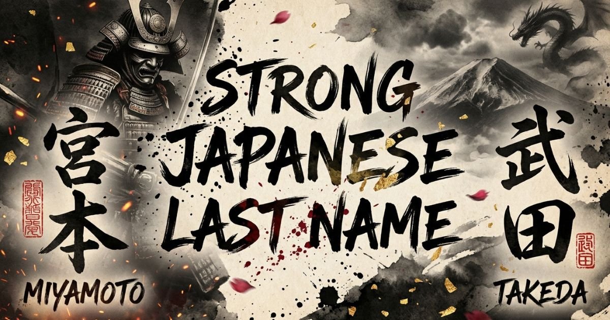 Strong Japanese Last Name