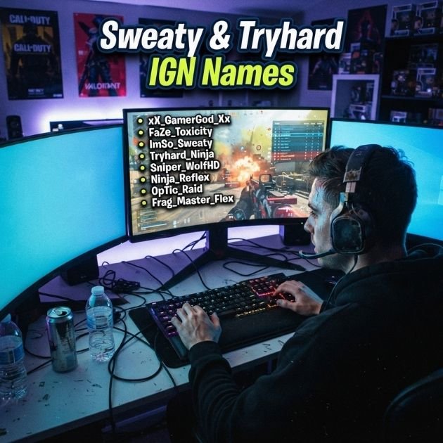 Sweaty & Tryhard IGN Names