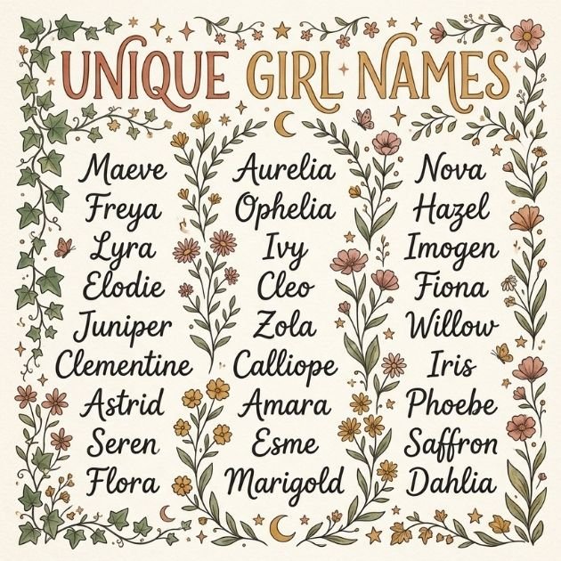 Unique Girl Names