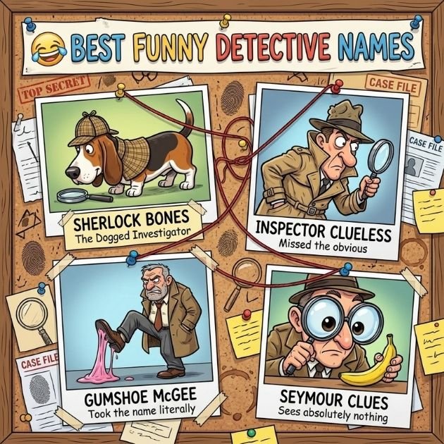 😂 Best Funny Detective Names