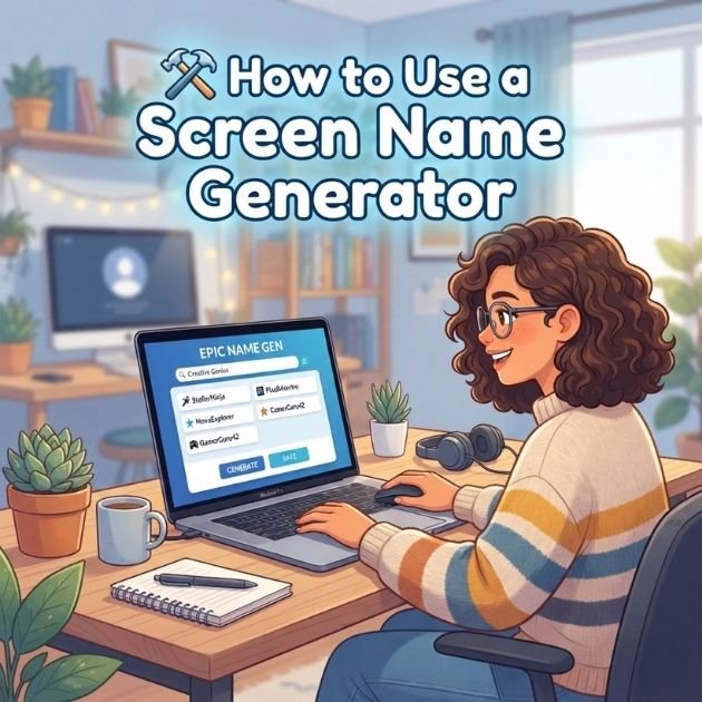 🛠️ How to Use a Screen Name Generator